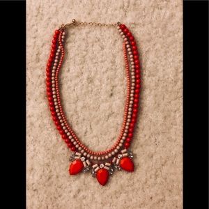 Charming Charlie’s Red Beaded Necklace